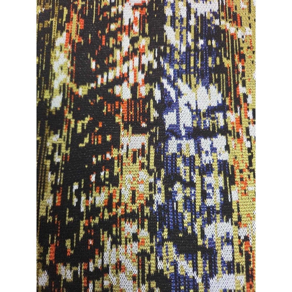 St John Size 10 Jacket/cardigan Art To Wear Abstract 1 Button Closure 3/4 Sleeve - Picture 6 of 7